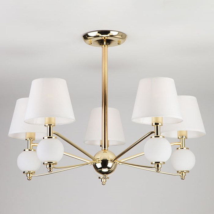 Люстра Luna 5x40Вт Е14 золото 57,5x57,5x36,5см