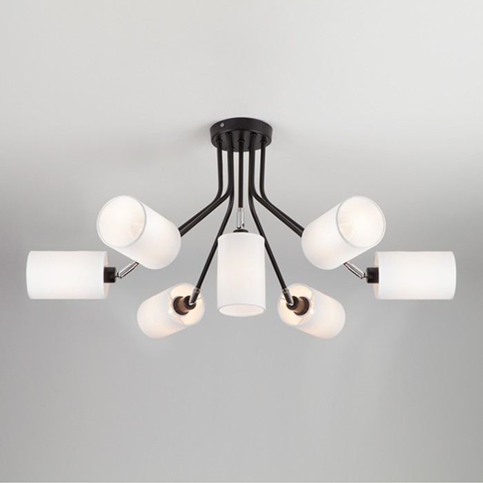 Люстра Duetto 7x40Вт Е14 чёрный 77x77x37см