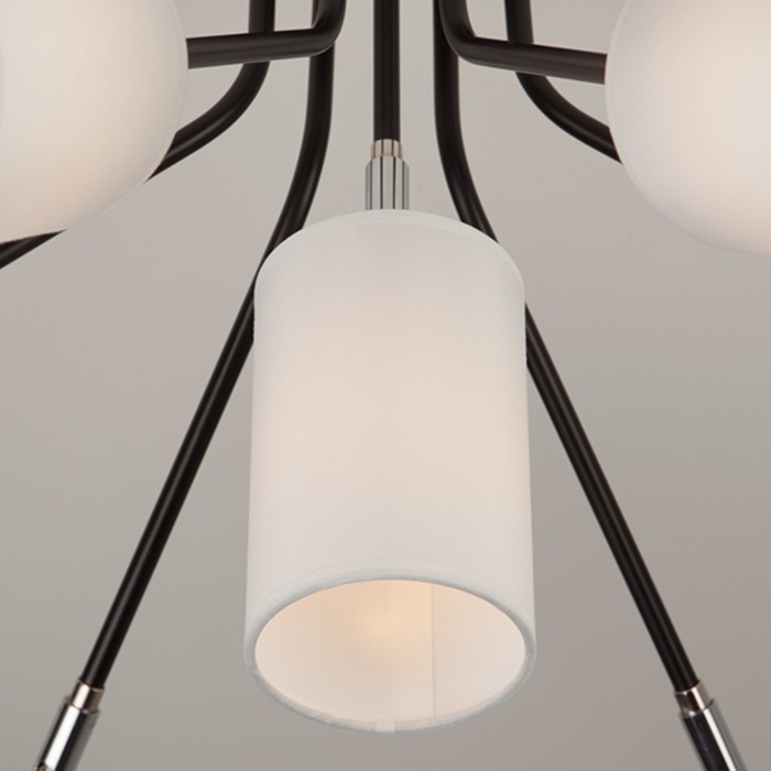 Люстра Duetto 7x40Вт Е14 чёрный 77x77x37см