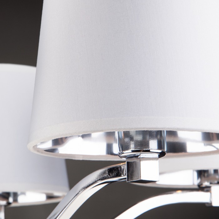 Люстра Felicia 5x40Вт Е14 хром 56x56x85см