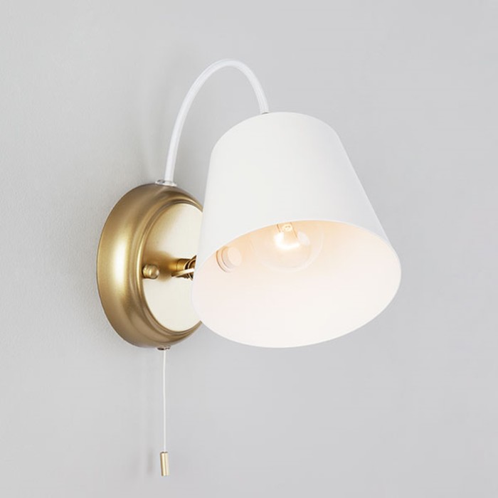 Бра Frozen 1x60Вт Е27 золото 20x14x19см