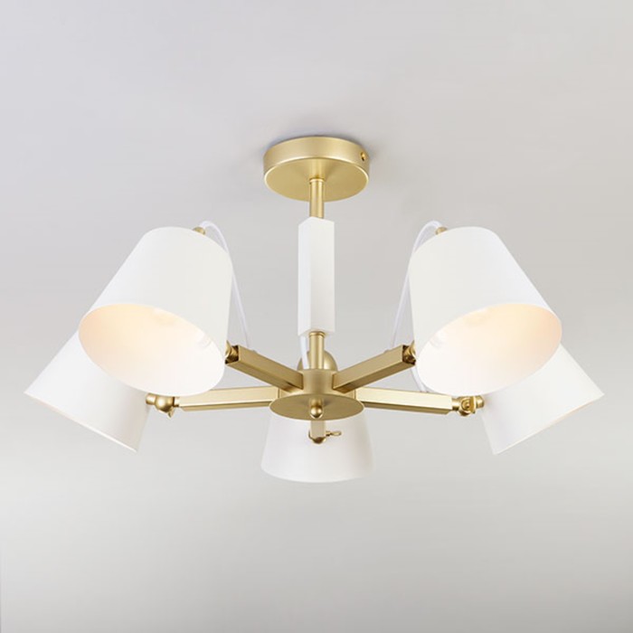 Люстра Frozen 5x60Вт Е27 золото 64x64x33,5см