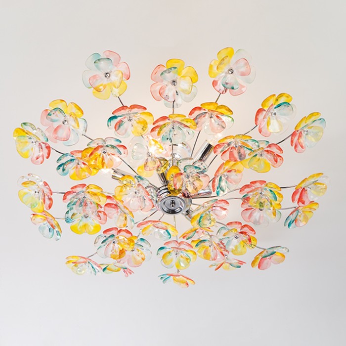 Люстра Elegant 6x40Вт Е14 хром 73x73x24см