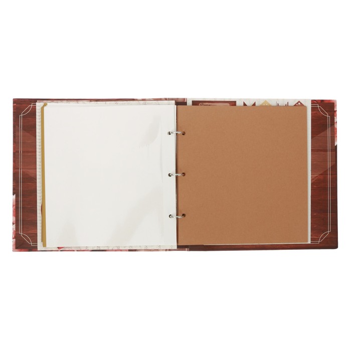 Фотокнига с наклейками "Секреты счастливой семейной жизни", 26 х 26 см, 25 листов: 5 дизайнерских, 10 магнитных и 10 цветных