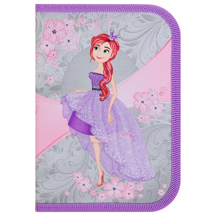 Пенал 1 секция 130*190 ткань ПКТ 04-24 дев "Нежная принцесса" 56045