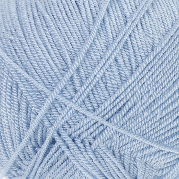 Пряжа "Diva stretch" 92% микрофибра, 8% эластан 400м/100гр (350 голубой)