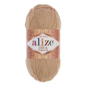 

Пряжа "Diva stretch" 92% микрофибра, 8% эластан 400м/100гр (368 св. бежевый)