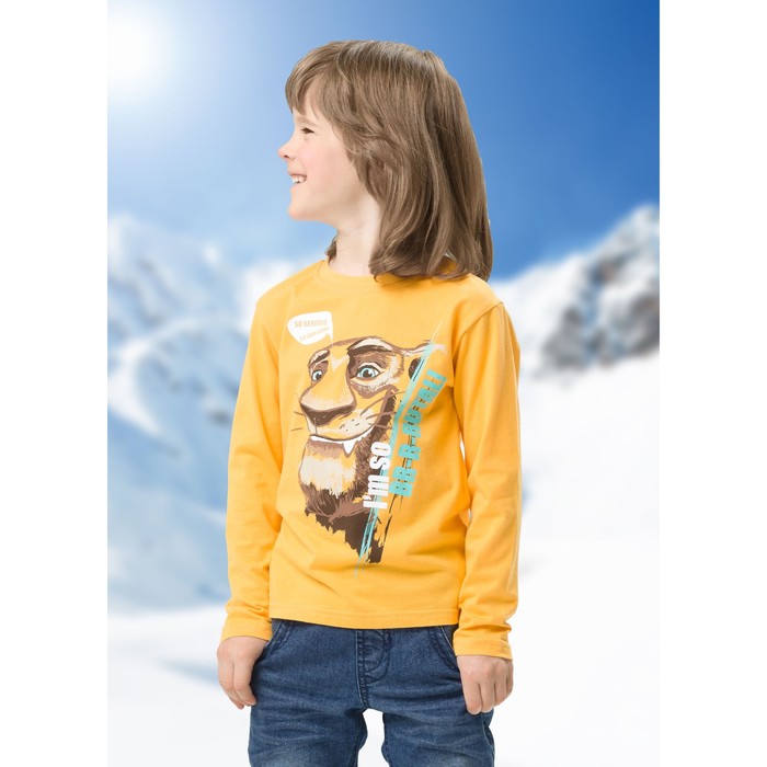 Джемпер для мальчика, рост 86 см, цвет оранжевый