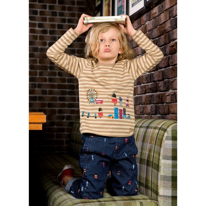 Джемпер для мальчика, рост 92 см, цвет охра