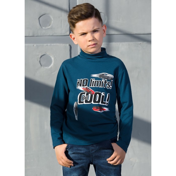 Джемпер для мальчика, рост 98 см, цвет джинс