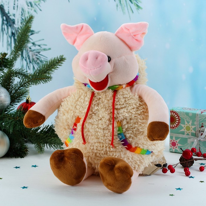 Мягкий рюкзак "Поросёнок висячие лапки"