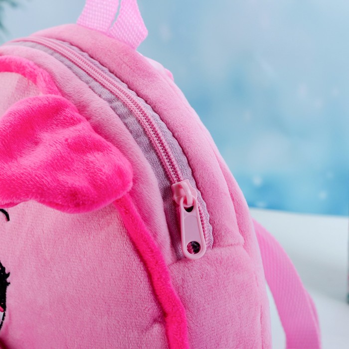 Мягкий рюкзак "Свинка полосатые лапки"