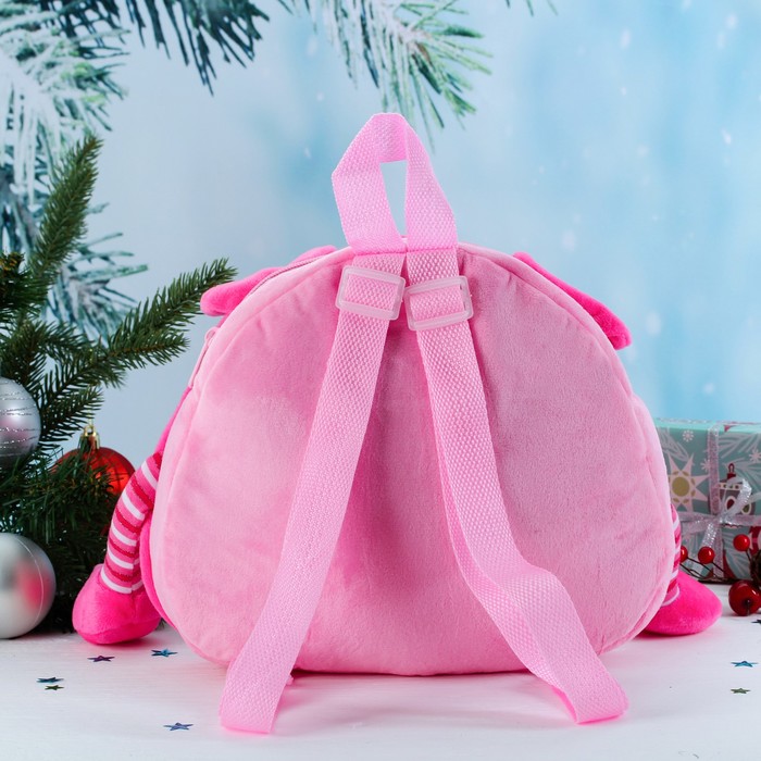 Мягкий рюкзак "Свинка полосатые лапки"