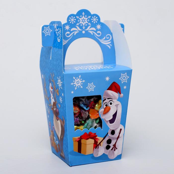 Коробка складная "С Новым годом", Холодное сердце, 10 х 13 х 10 см