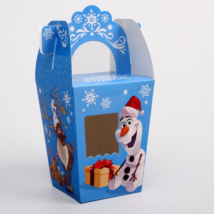 Коробка складная "С Новым годом", Холодное сердце, 10 х 13 х 10 см