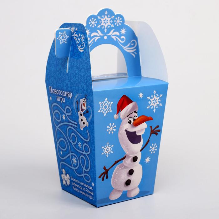 Коробка складная "С Новым годом", Холодное сердце, 10 х 13 х 10 см