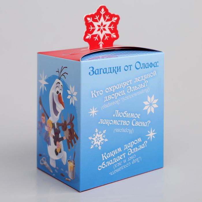 Коробка складная "С Новым годом", Холодное сердце, 8 х 10 х 8 см