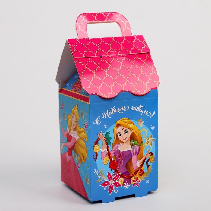 Коробка складная "С Новым годом", Принцессы, 8 х 14 х 8 см