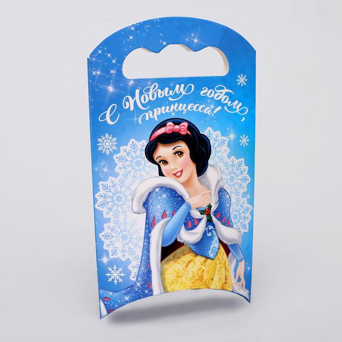 Коробка складная "С Новым годом, принцесса", Принцессы, 12 х 18,5 х 3,8 см