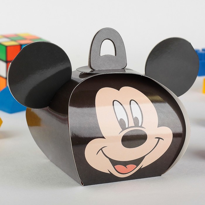 Коробка складная "Микки", Микки Маус и его друзья, 11,5 х 11 х 9 см