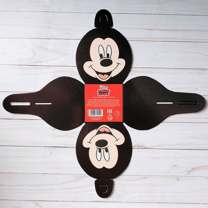 Коробка складная "Микки", Микки Маус и его друзья, 11,5 х 11 х 9 см