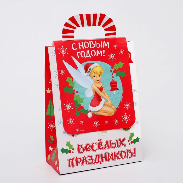 Коробка складная "С Новым годом", Феи, 15 х 20 х 8 см