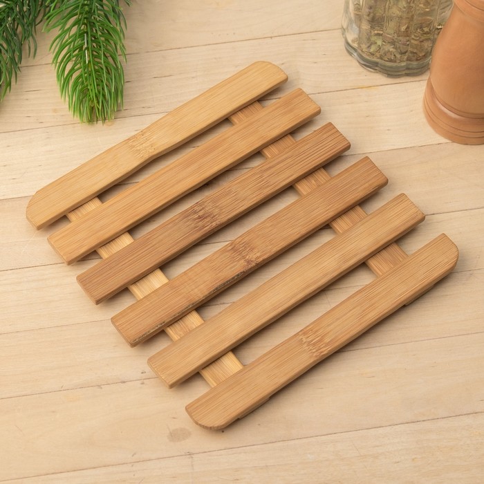 Набор кухонный "Чудес в Новом Году" прихватка 17 х 17 см, подставка под горячее