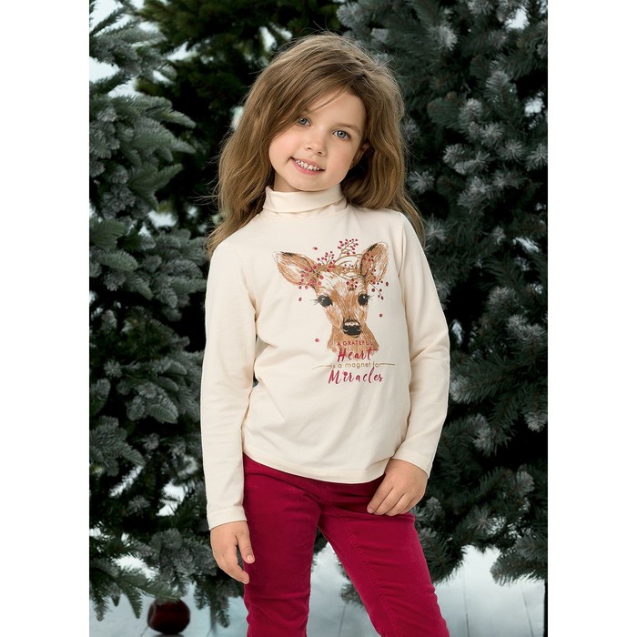 Джемпер для девочки, рост 92 см, цвет кремовый