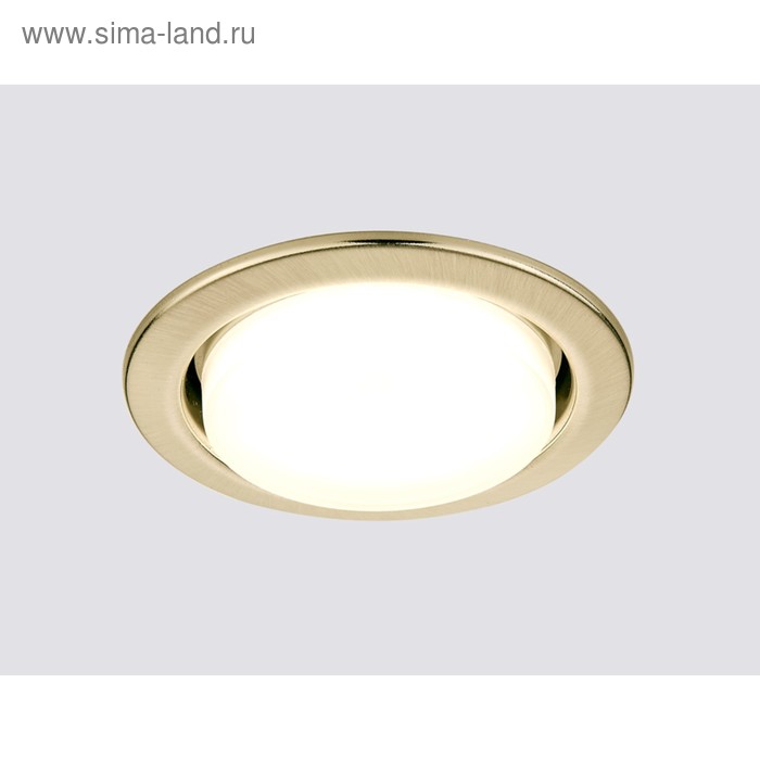 

Светильник Ambrella light встраиваемый, GX53, цвет бронза, d=90 мм