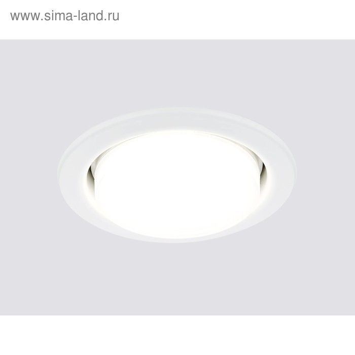 

Светильник Ambrella light встраиваемый, GX53, цвет белый, d=90 мм