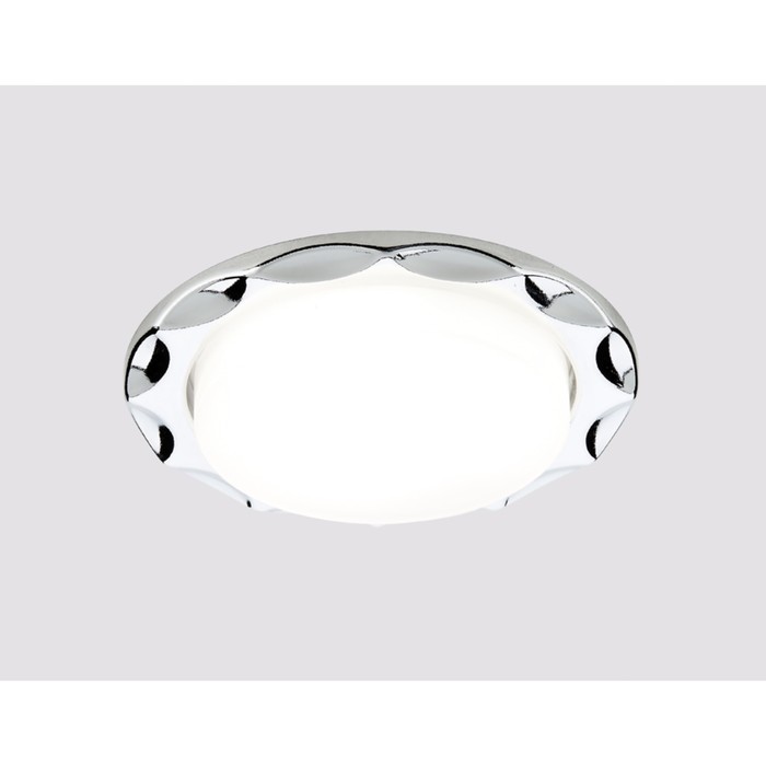 Светильник встраиваемый, GX53, цвет серебро, d=85 мм