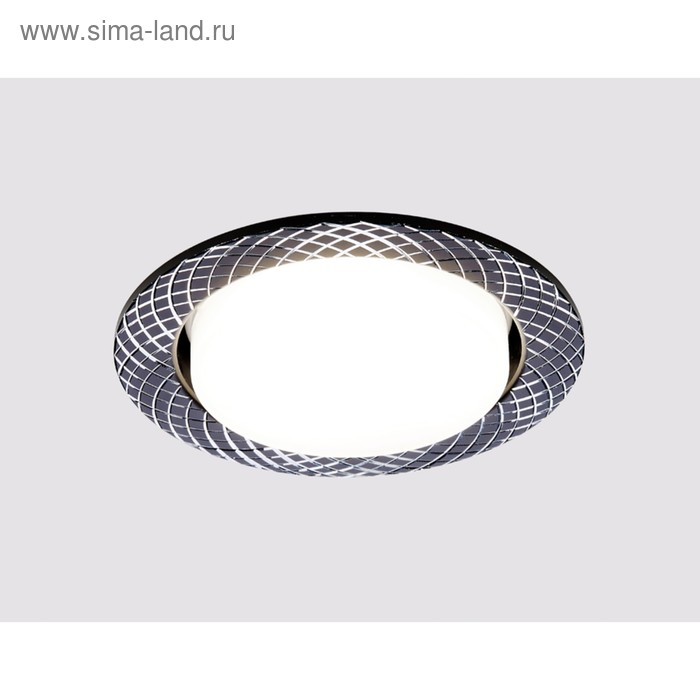 

Светильник Ambrella light встраиваемый, GX53, цвет чёрный, d=85 мм