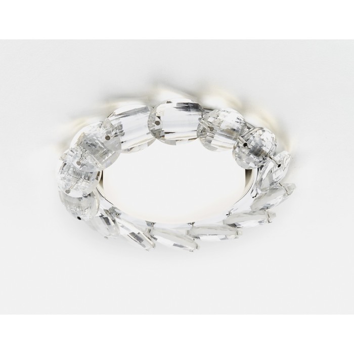 Светильник встраиваемый, GX53, цвет хром, d=85 мм