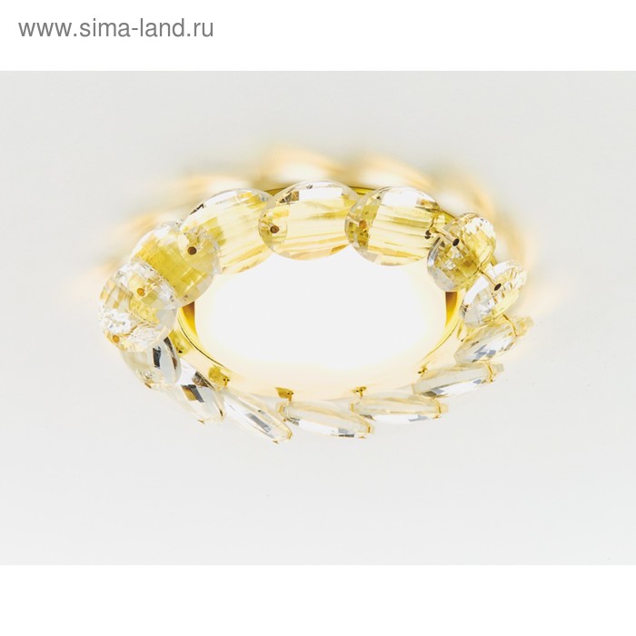 

Светильник Ambrella light встраиваемый, GX53, цвет золото, d=85 мм