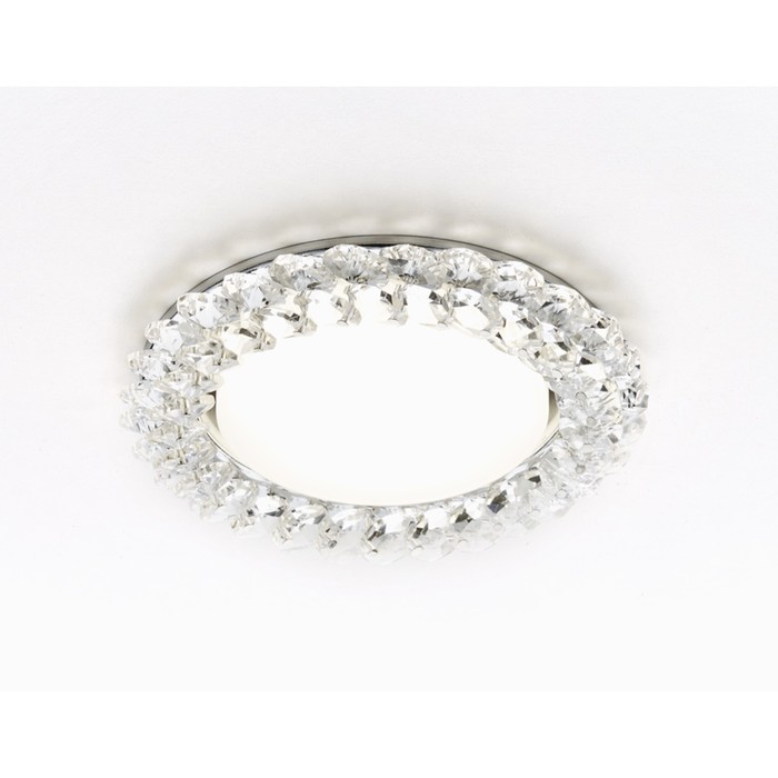 Светильник встраиваемый, GX53, цвет хром, d=85 мм