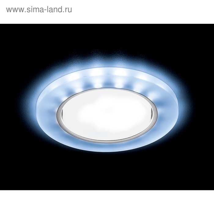 

Светильник Ambrella light встраиваемый светодиодный, GX53, 3Вт, цвет хром, d=85 мм