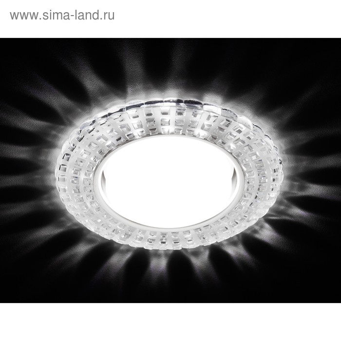 

Светильник Ambrella light встраиваемый светодиодный, G5.3, 3Вт, цвет хром, d=90 мм