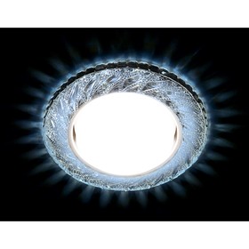 Светильник Ambrella light встраиваемый светодиодный, G5.3, 3Вт, цвет хром, d=85 мм