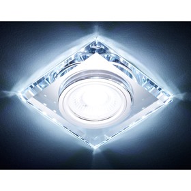 Светильник Ambrella light встраиваемый светодиодный, G5.3, 3Вт, цвет прозрачный, d=60 мм