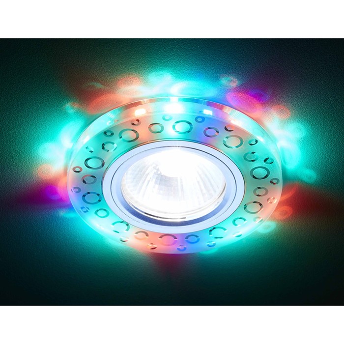 Светильник встраиваемый светодиодный, G5.3, 3Вт, цвет белый, d=60 мм