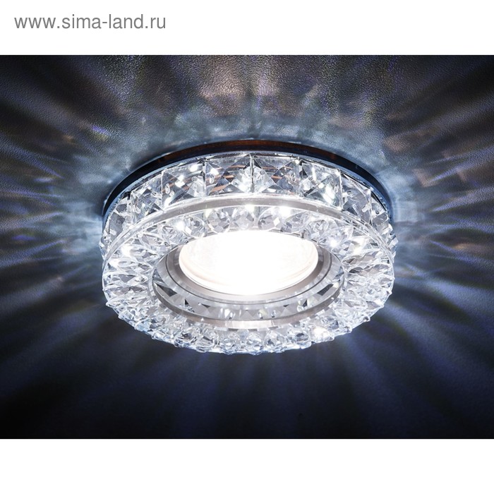 

Светильник Ambrella light встраиваемый светодиодный, G5.3, 3Вт, цвет хром, d=60 мм