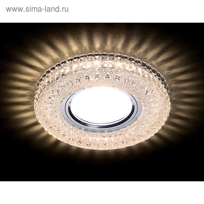 

Светильник Ambrella light встраиваемый светодиодный, G5.3, 3Вт, цвет хром, d=60 мм