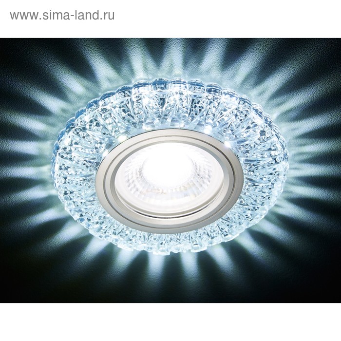 Светильник Ambrella light встраиваемый светодиодный, G5.3, 3Вт, цвет хром