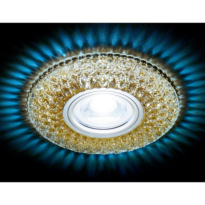 Светильник встраиваемый светодиодный, G5.3, 3Вт, цвет кофейный, d=60 мм