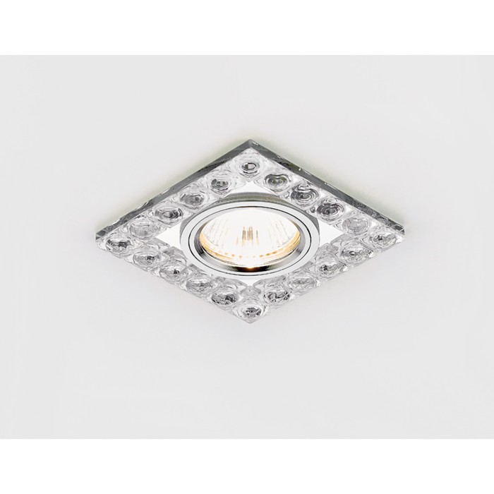 Светильник встраиваемый, MR16, GU5.3, цвет хром, d=65 мм