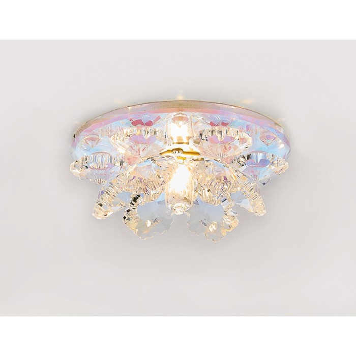 Светильник встраиваемый, G9, цвет хром, d=60 мм