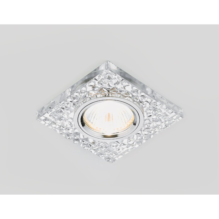 Светильник встраиваемый, MR16, GU5.3, цвет хром, d=65 мм