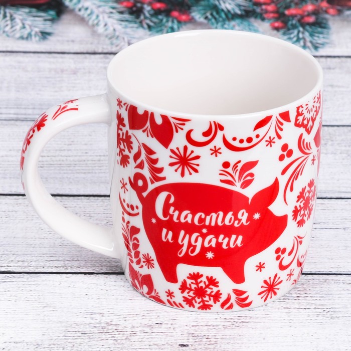 Кружка "Счастья и удачи" 350 мл