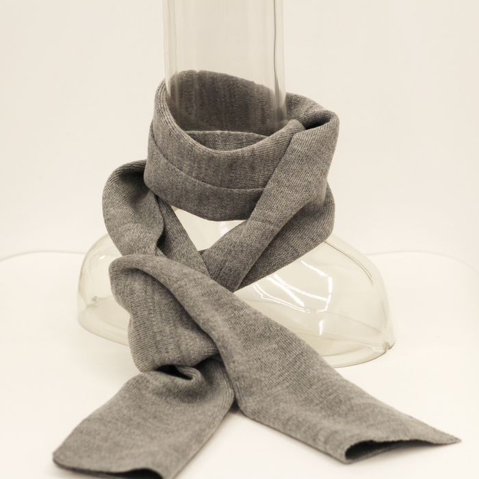 Шарф мужской, цвет серый, 180 × 23 см