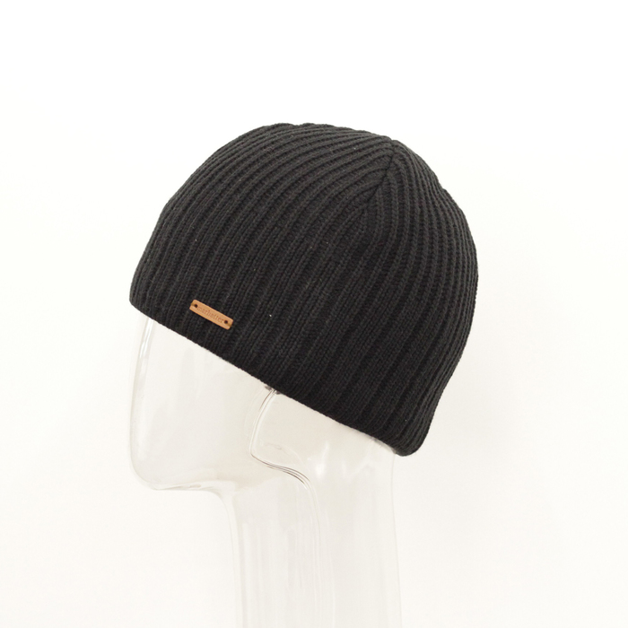 Шапка мужская MMH5353/2 цвет чёрный, р-р 57-59
